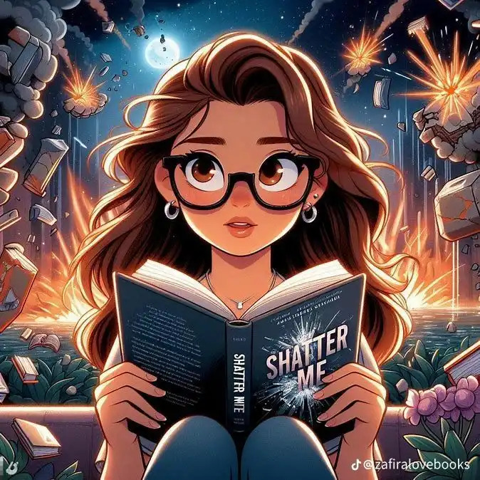 instagram girl with book dp